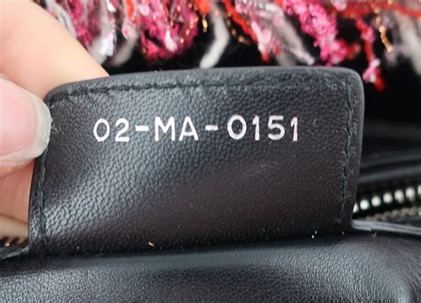 dior serial number codes